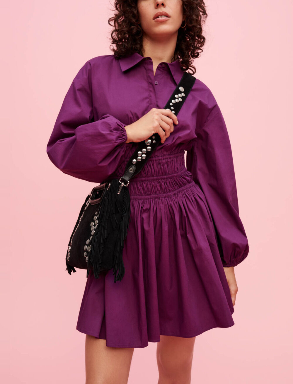 Robe smockée maje new arrivals