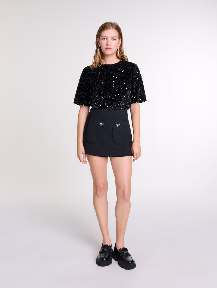 Short effet jupe