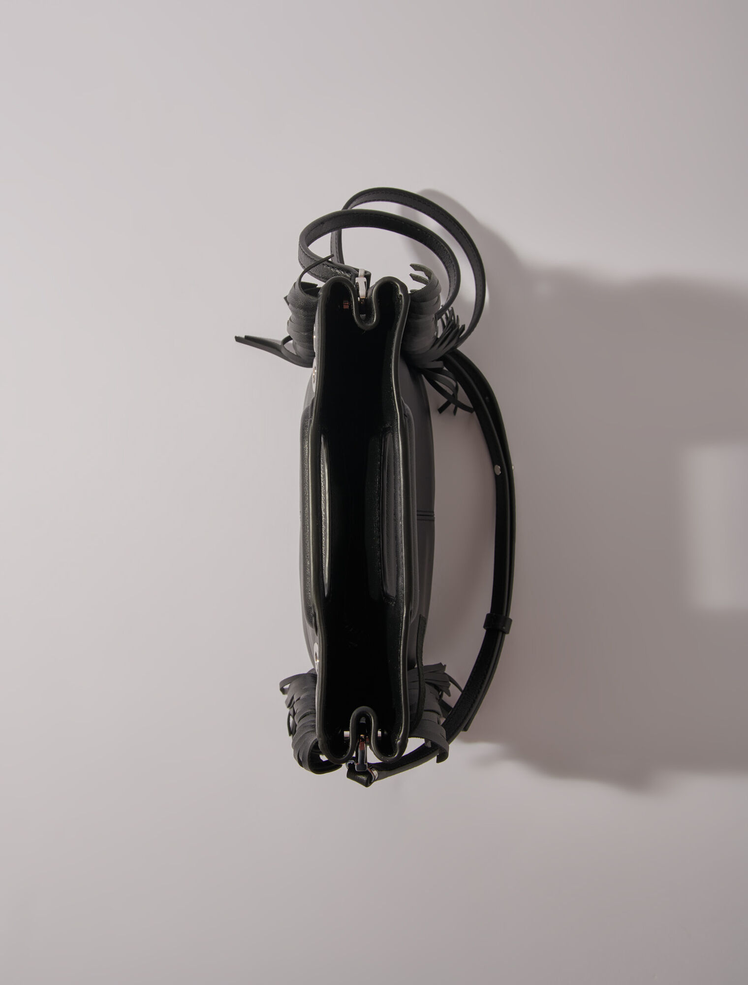 Sac M en cuir à œillets