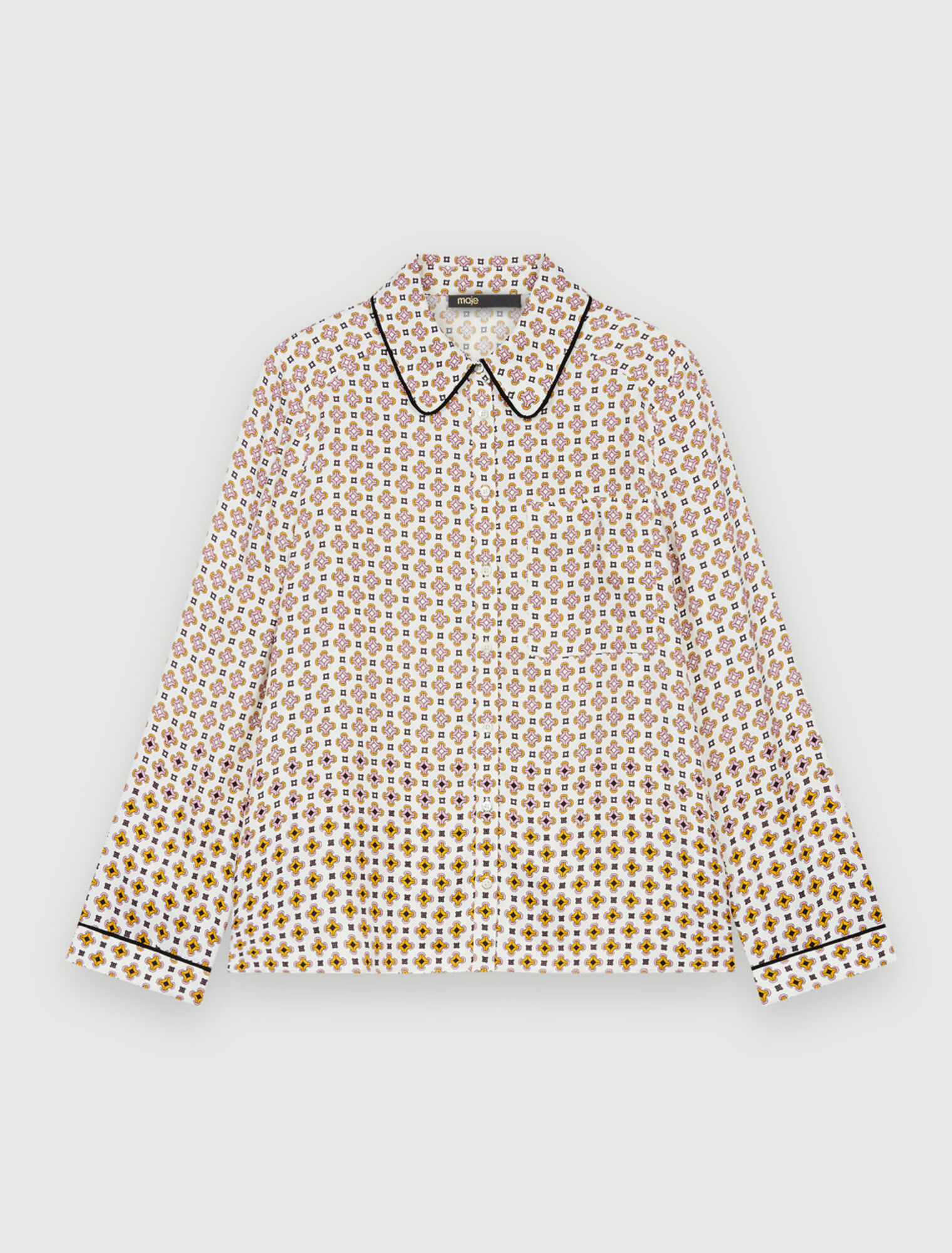 Chemise en viscose imprimée