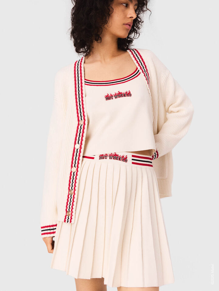 Cardigan long brodé