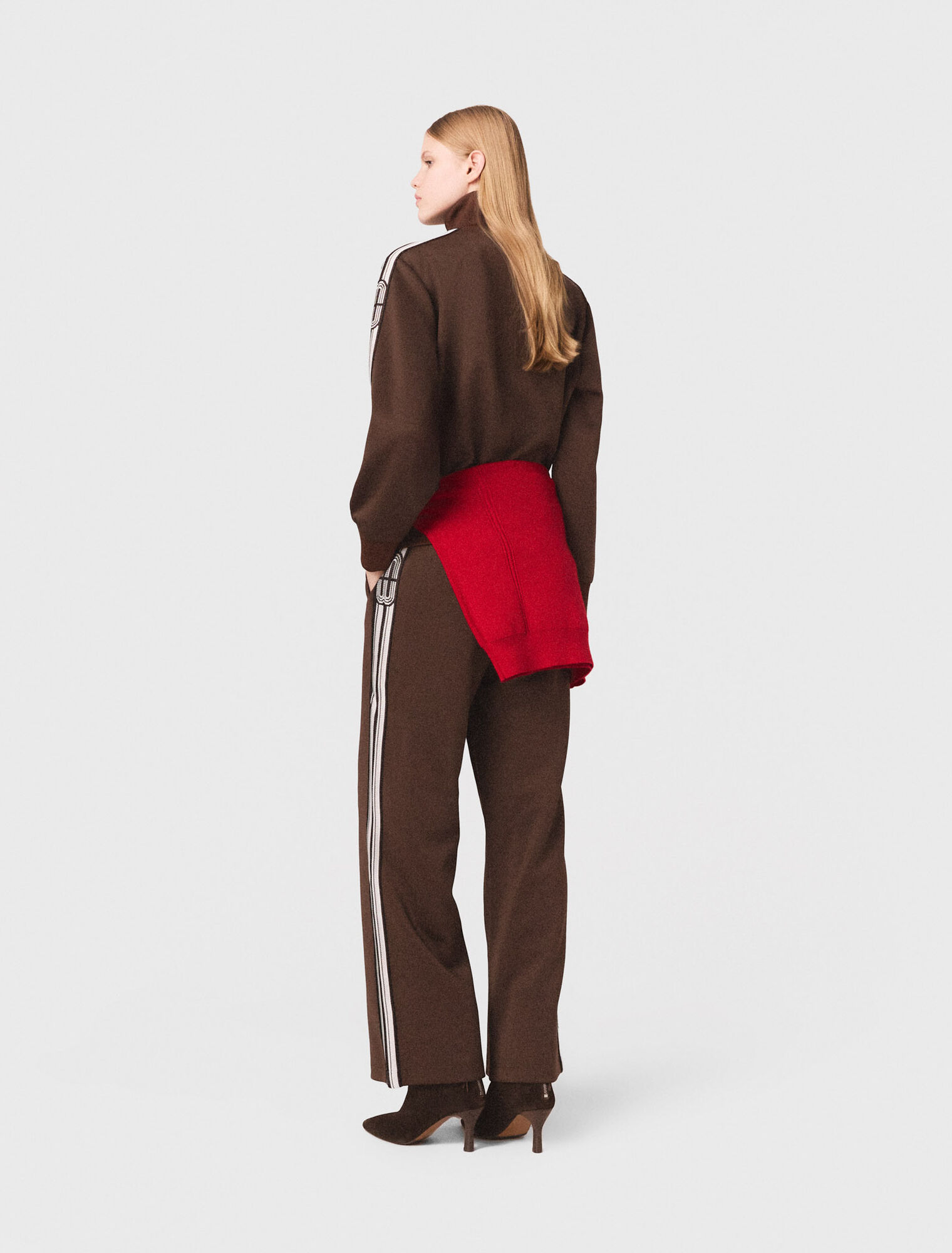 Sweatshirt avec bandes droites