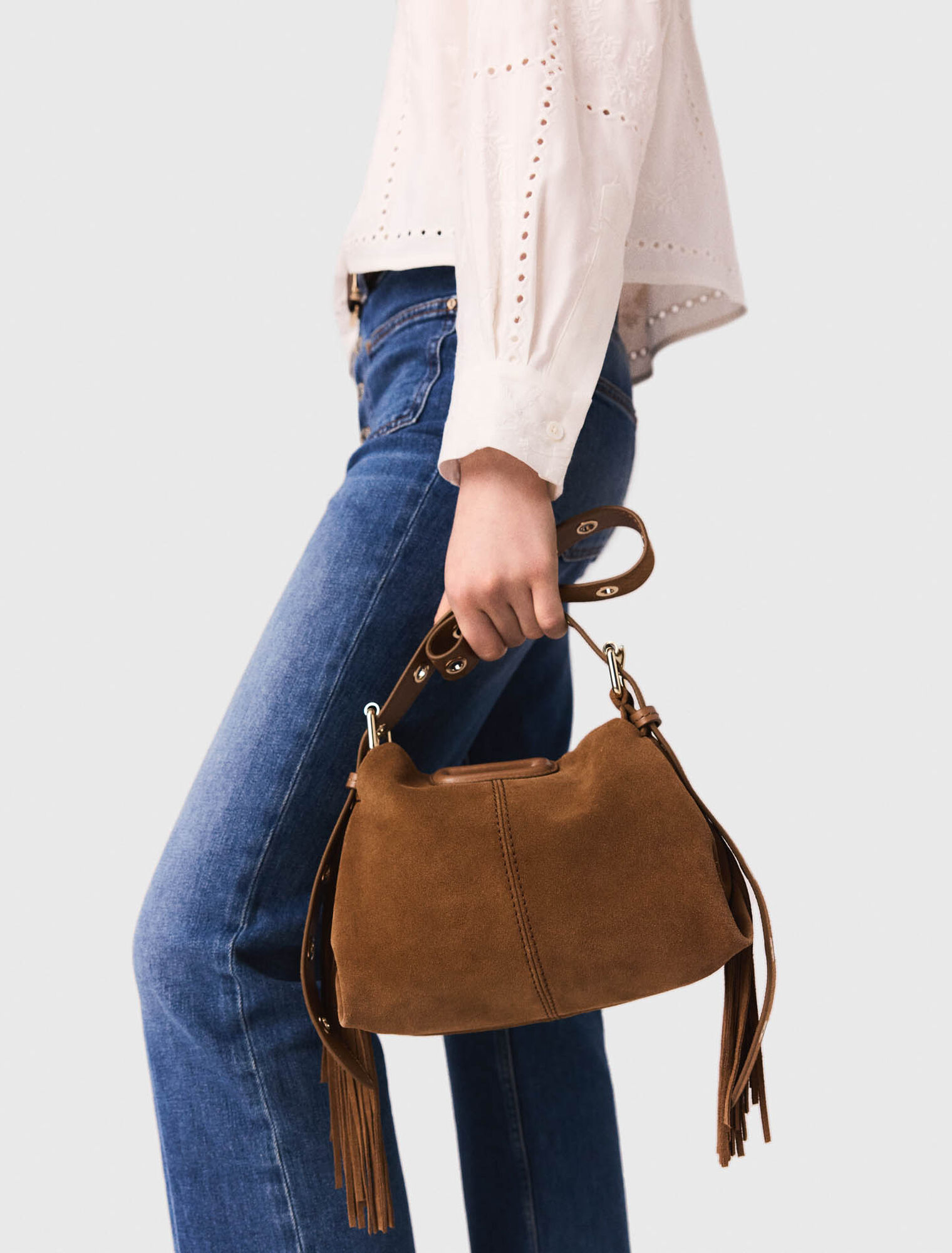 Chemise courte brod&eacute;e