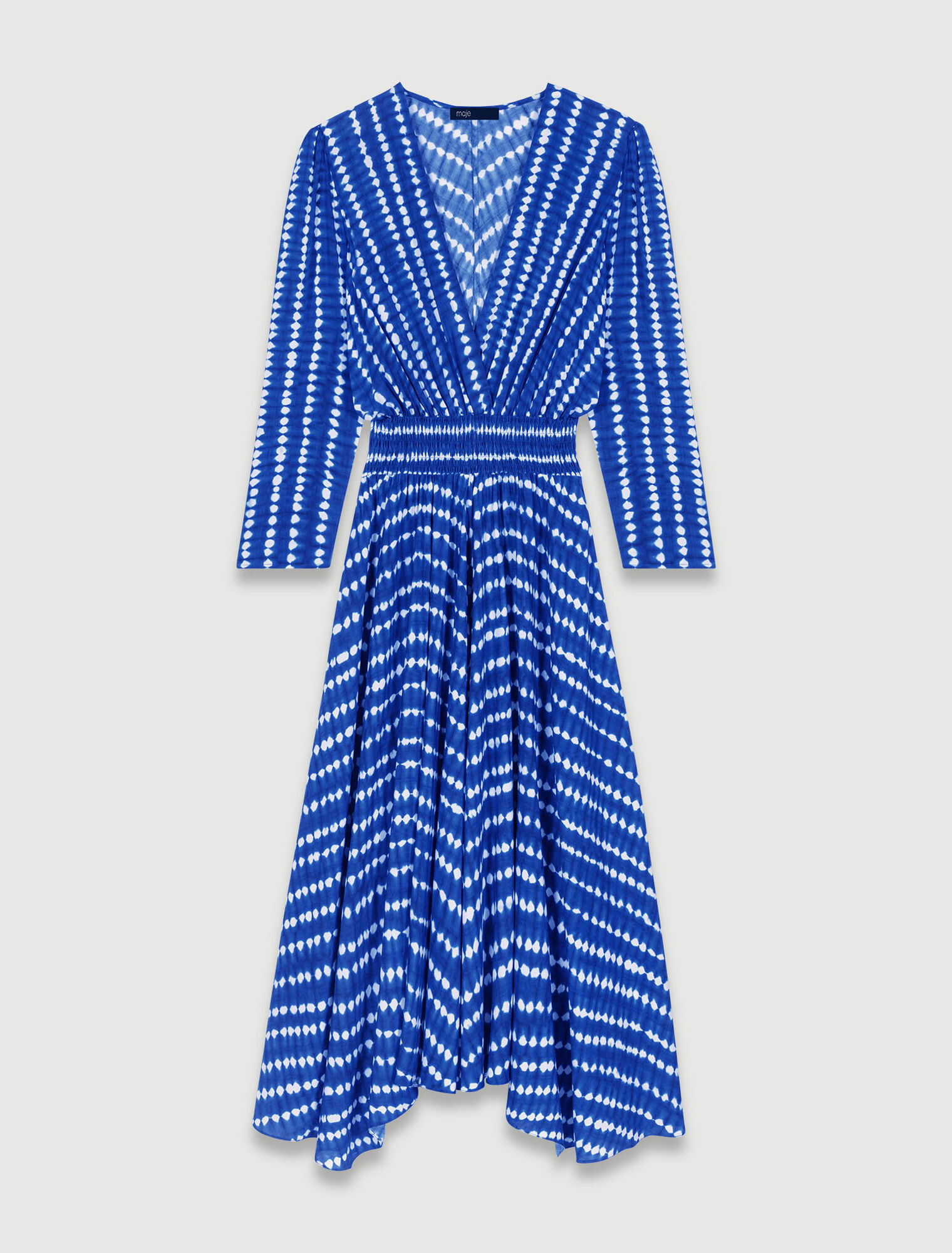 Robe longue asymétrique