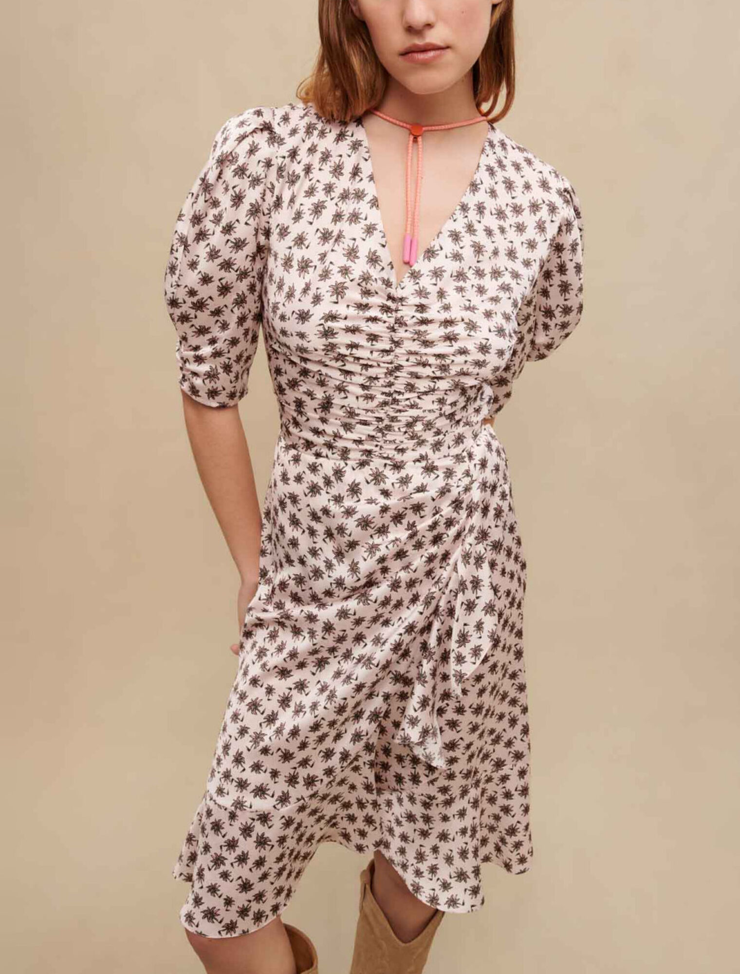 Robe imprimé palmiers
