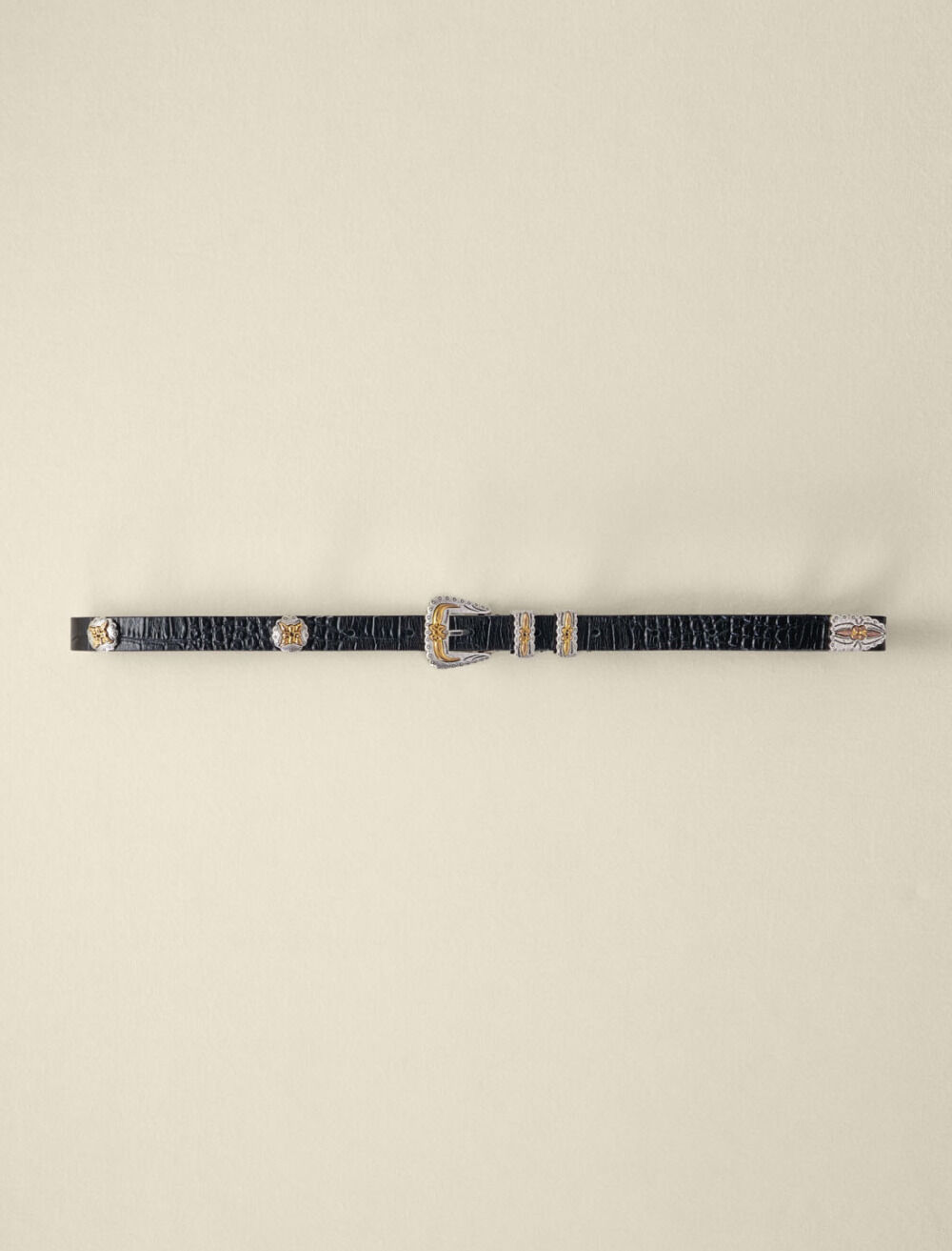 Ceinture double boucle maje discount