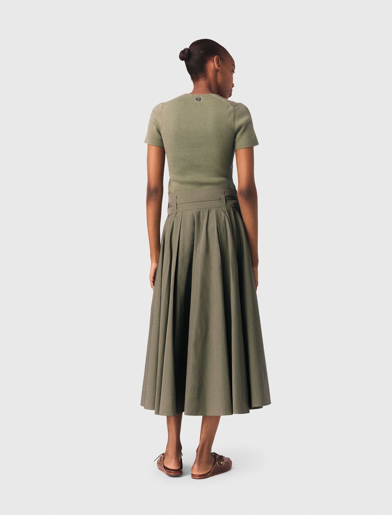 Pull cotel&eacute;e &agrave; encolure carr&eacute;e