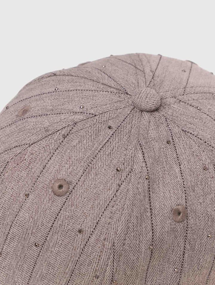 Casquette en coton imprimé