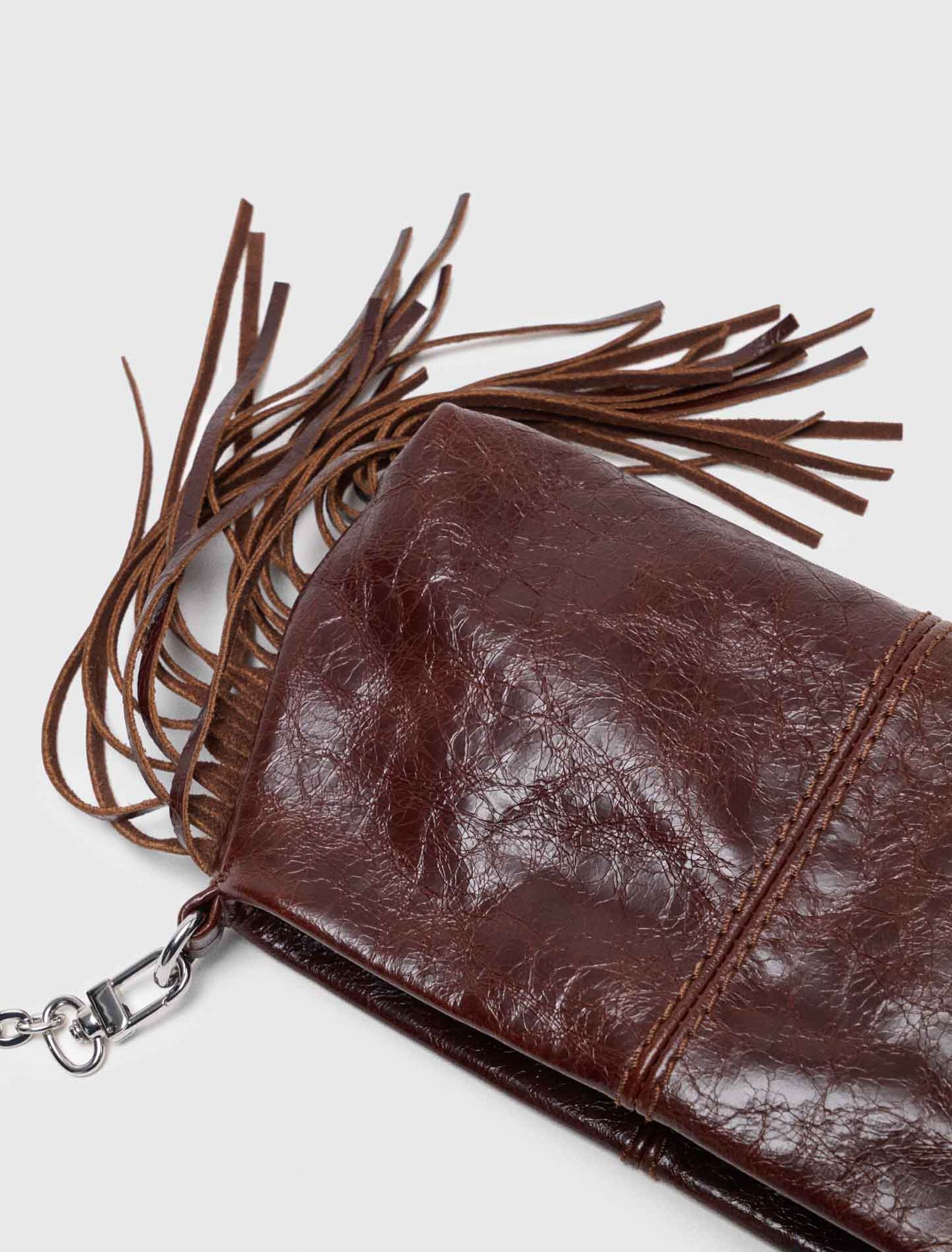 Pochette Miss M pouch en cuir vernis