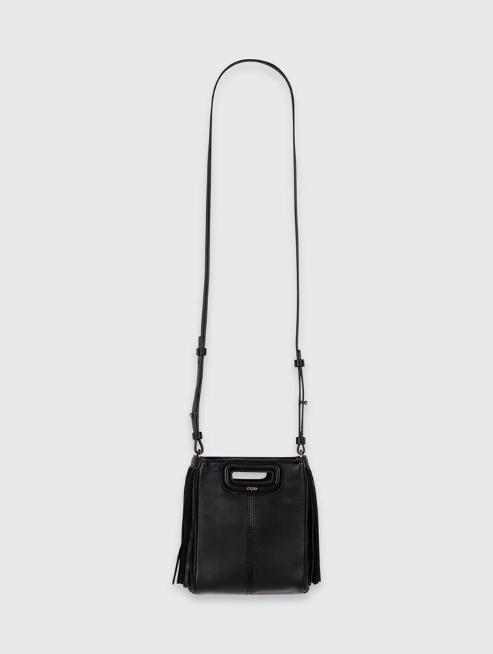 Sac M mini en cuir lisse