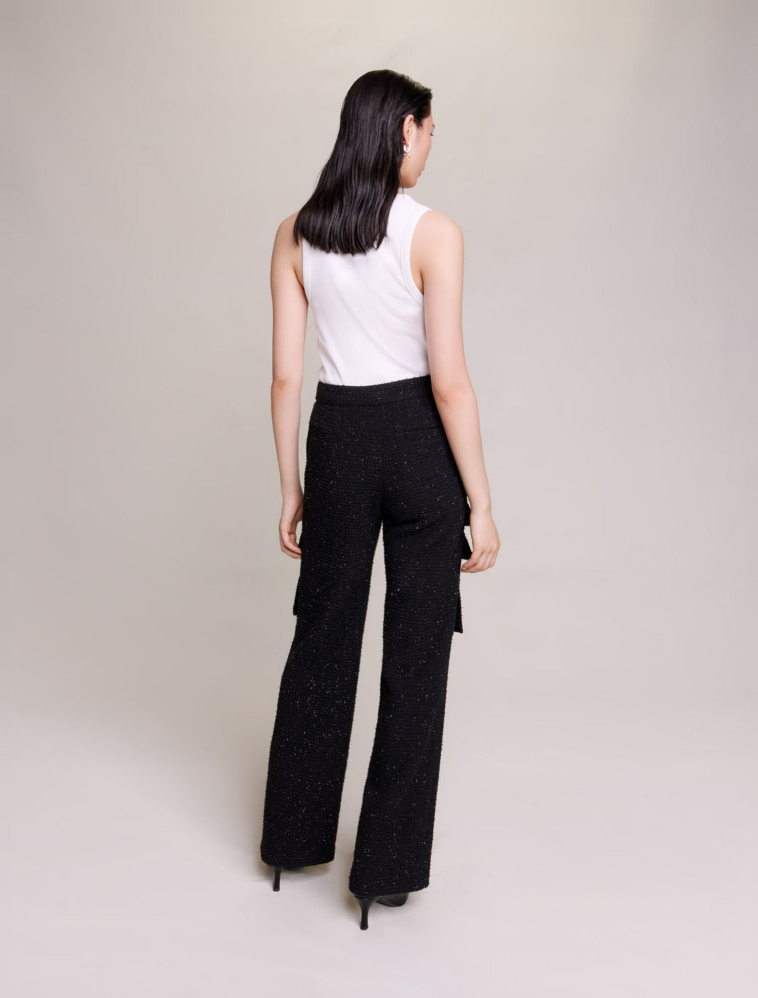 Pantalon en tweed