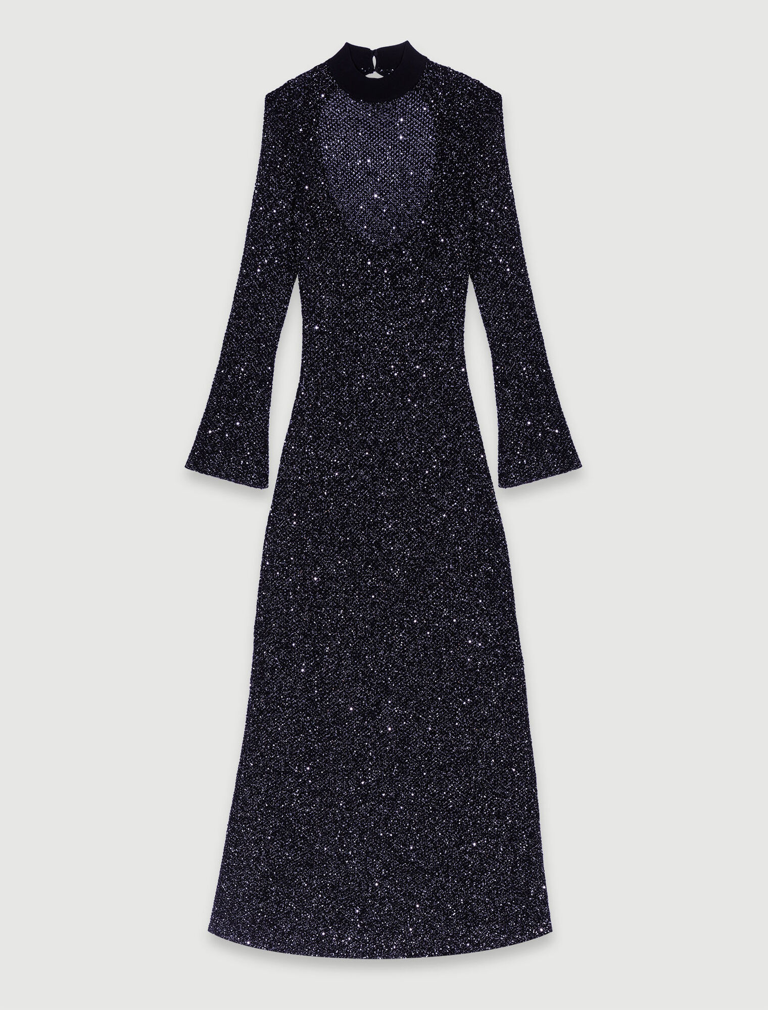 Robe longue en maille