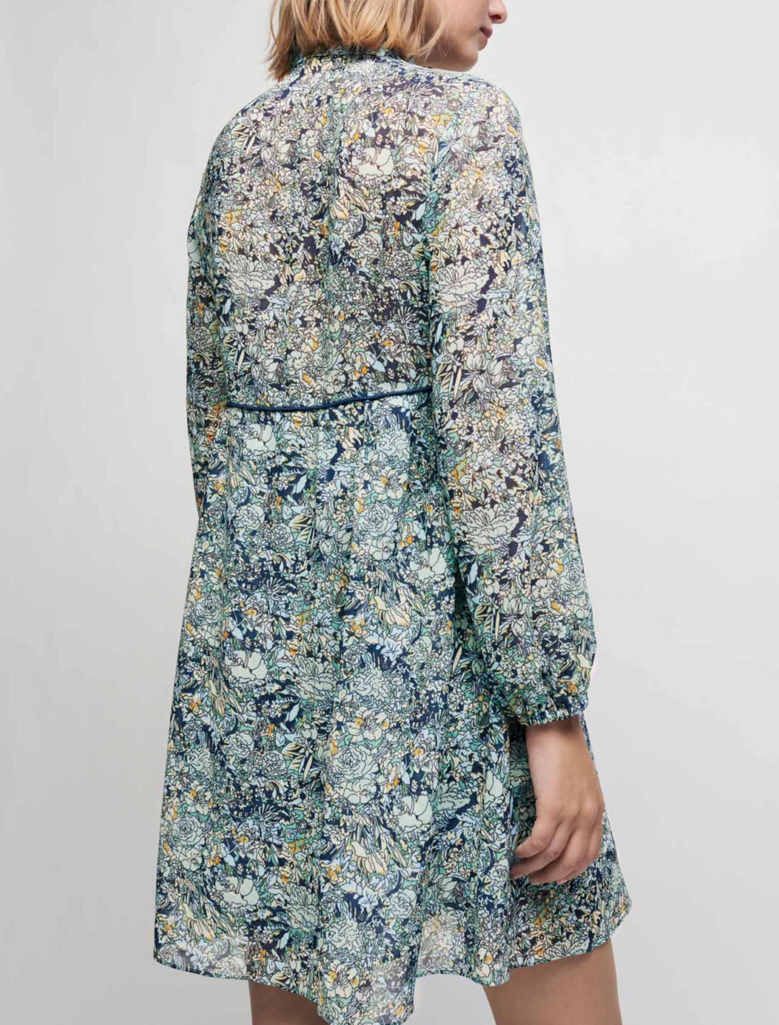 Robe en mousseline imprimée