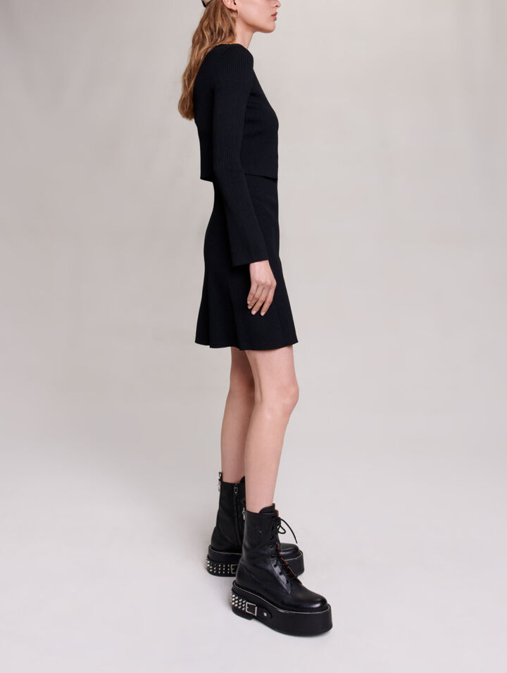 Robe en maille 2 en 1
