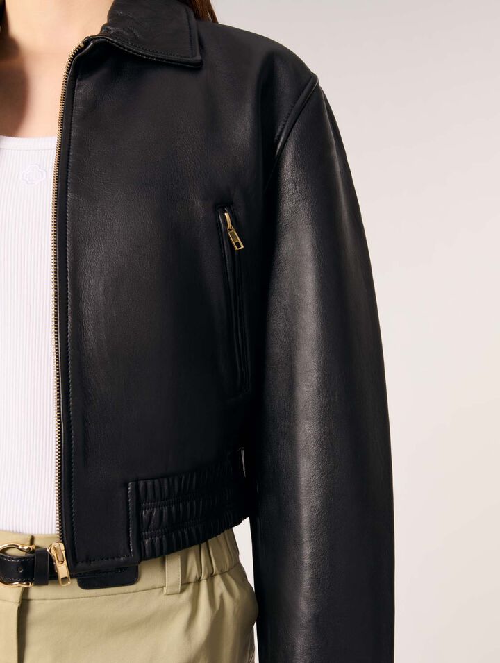 Blouson en cuir