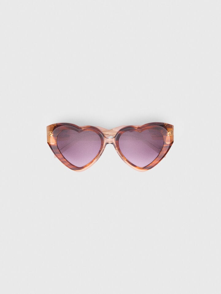 Lunettes de soleil cœur