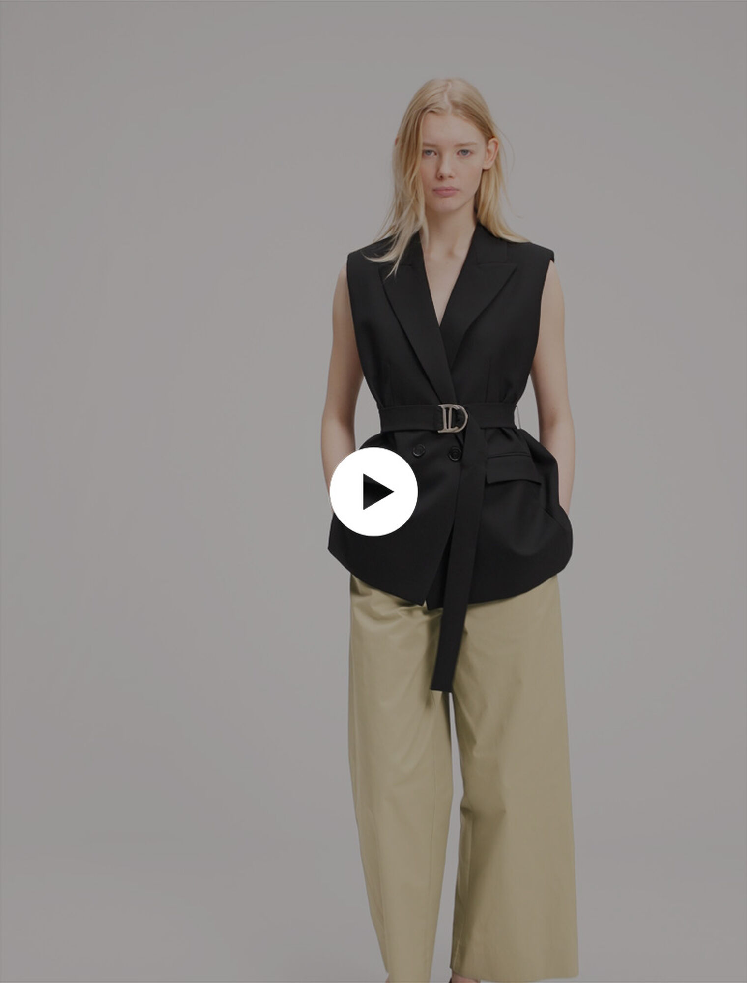 Veste de tailleur longue