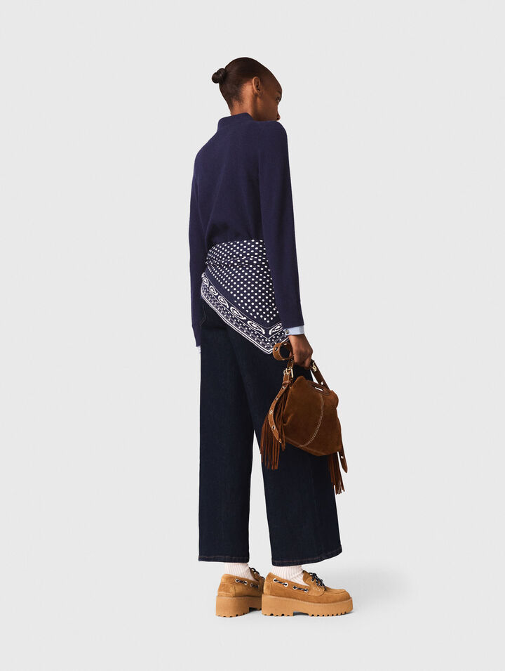 Cardigan polo &agrave; d&eacute;tails amovibles