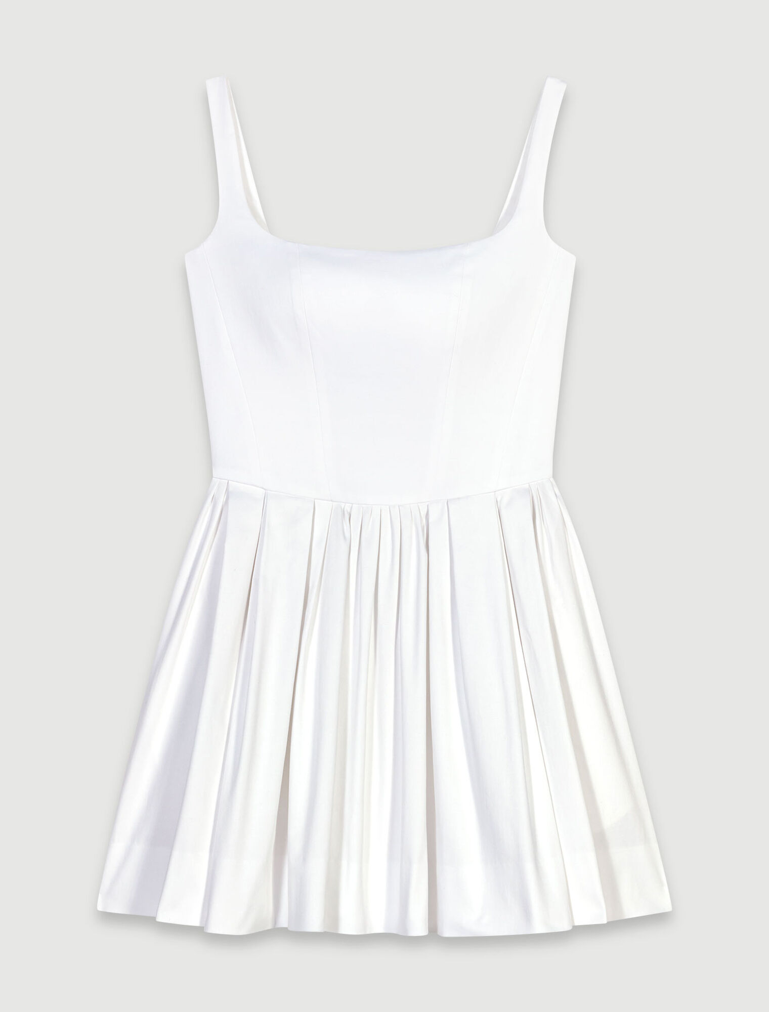Robe courte en coton 
