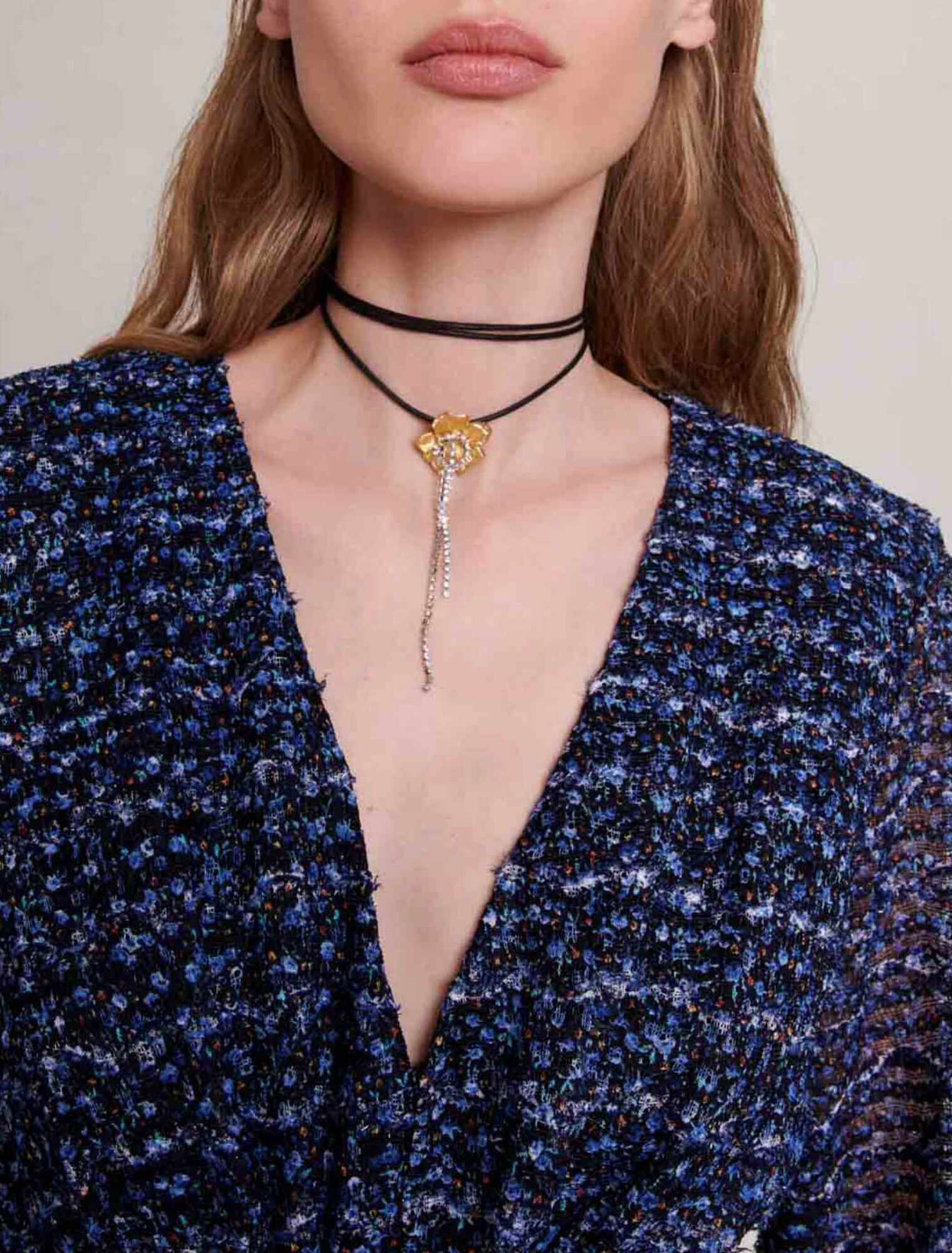Robe scintillante à volants