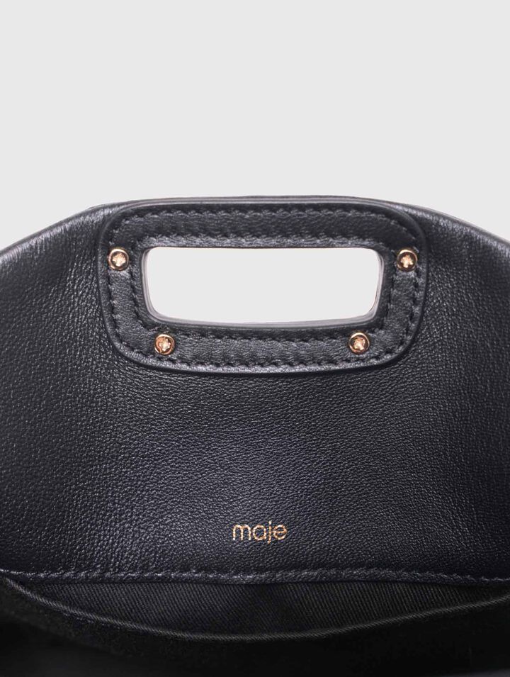 Sac Miss M mini à poignée dorée