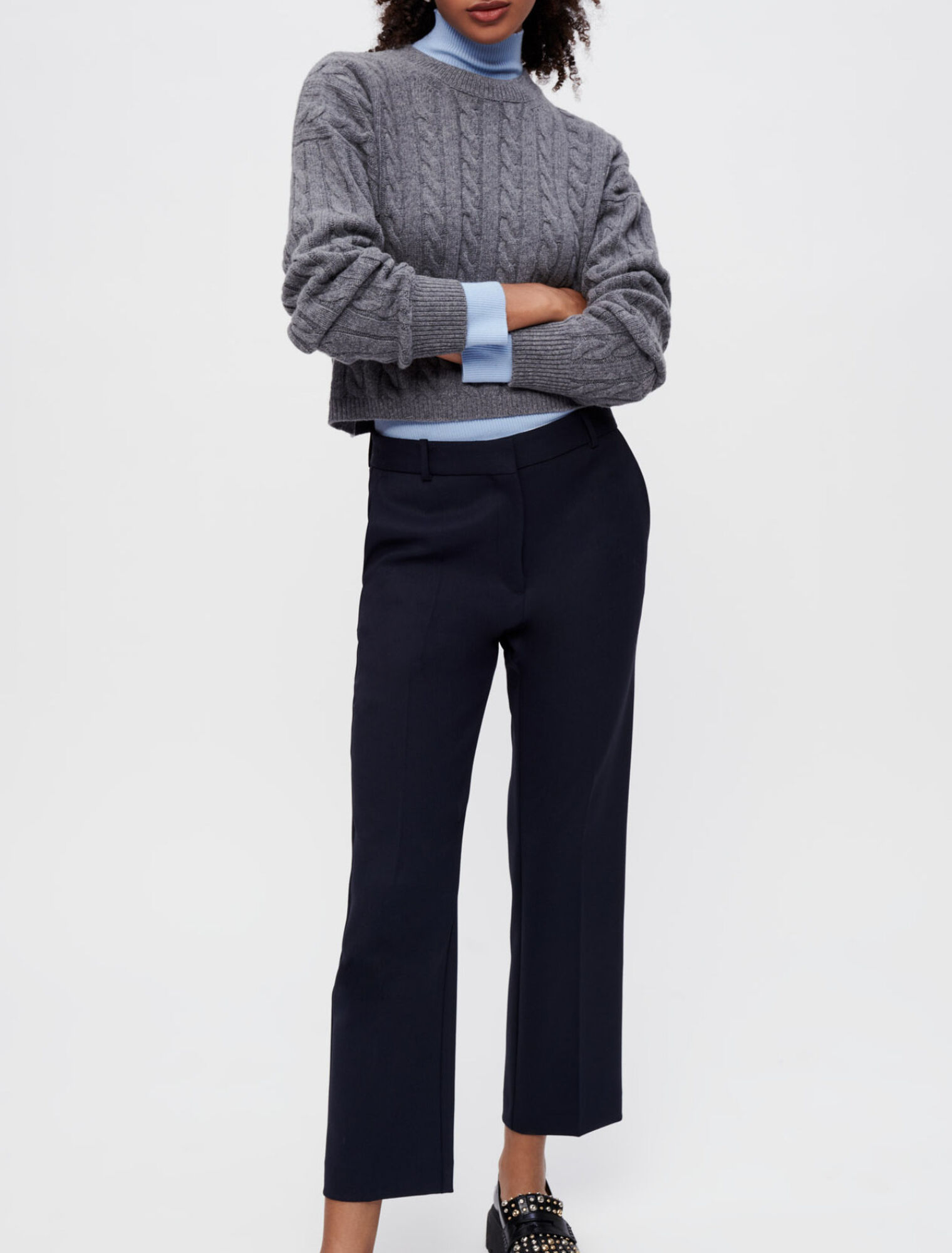 Pantalon de tailleur droit