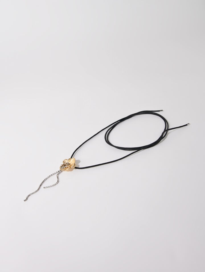 Collier ras de cou fleur