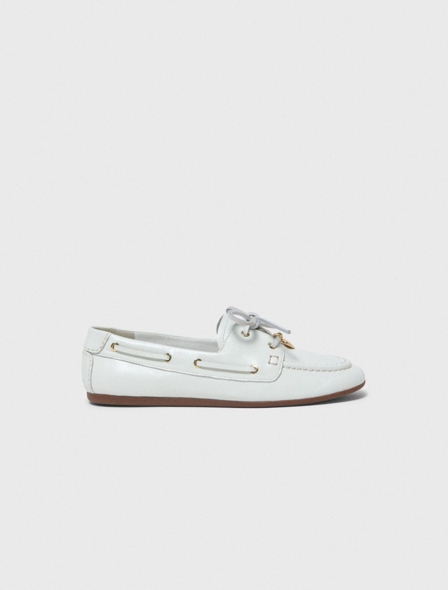 Mocassin bateau en cuir