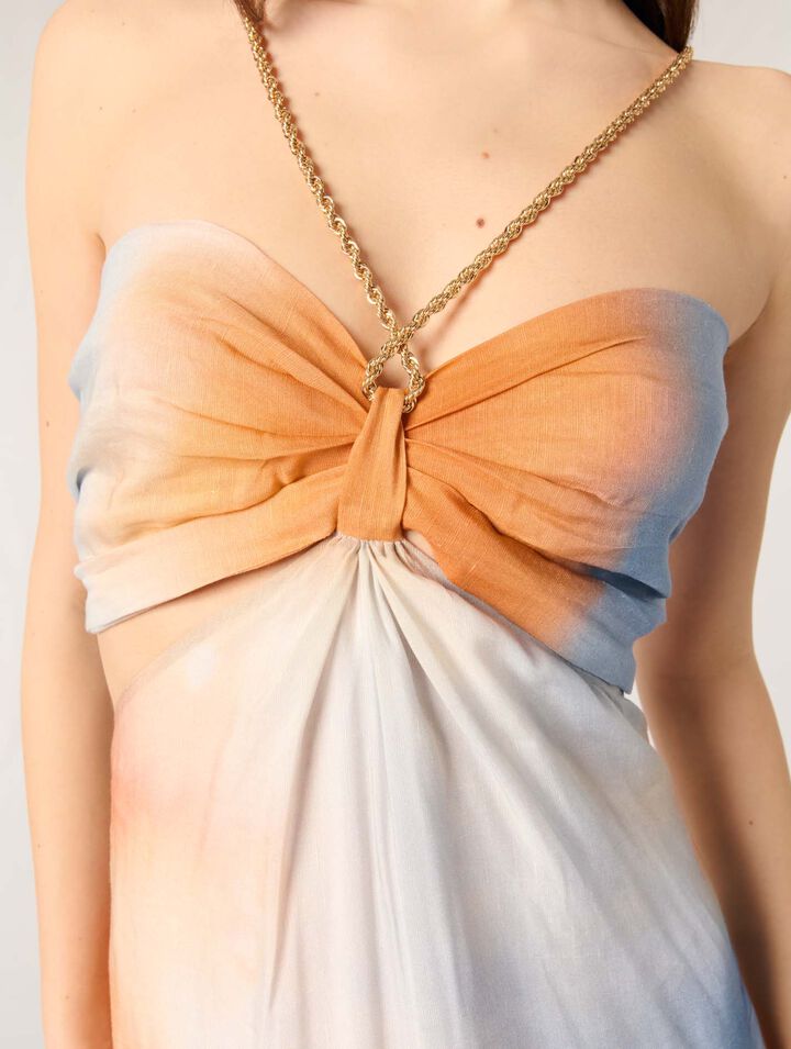 Robe longue tie & dye