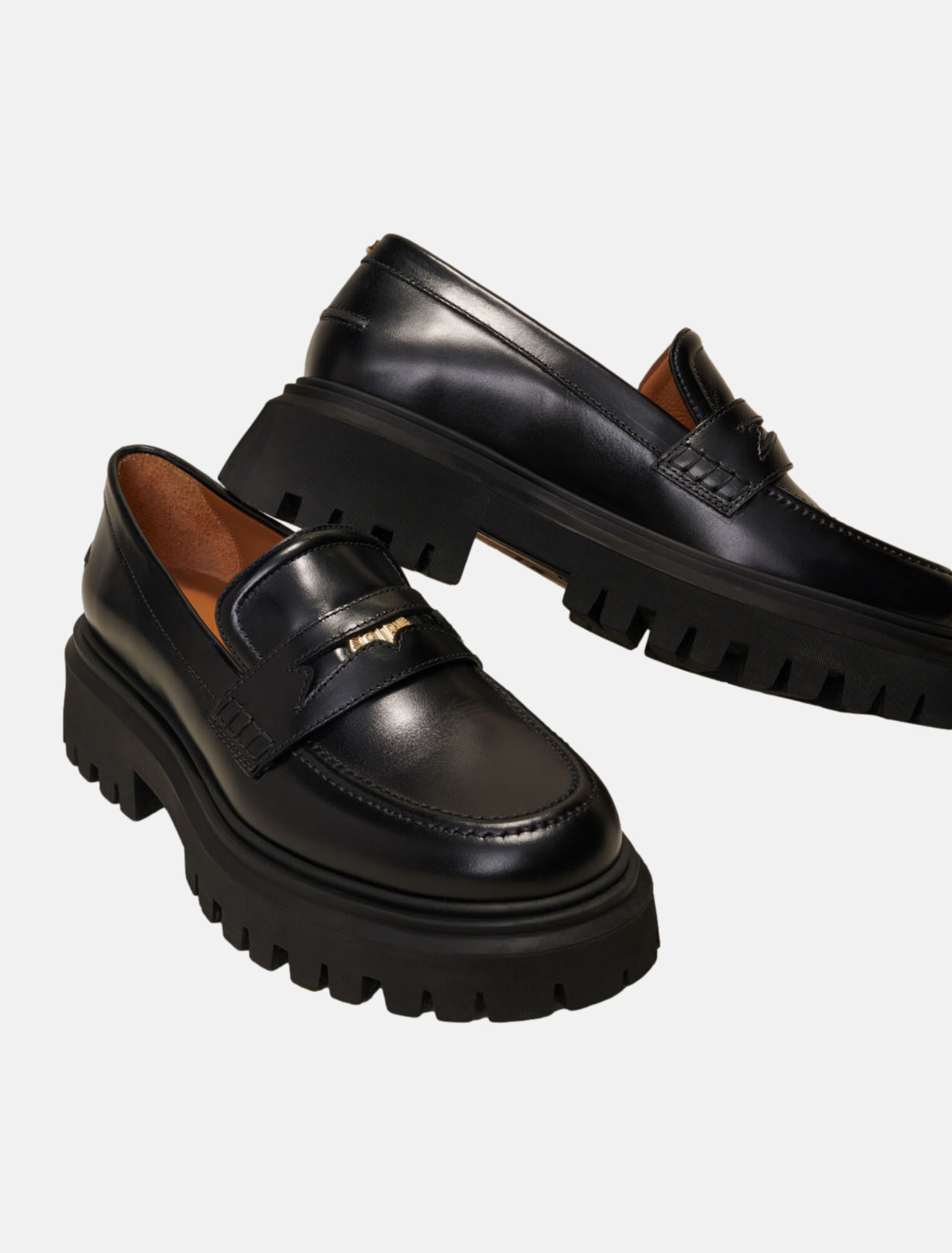 Mocassins en cuir