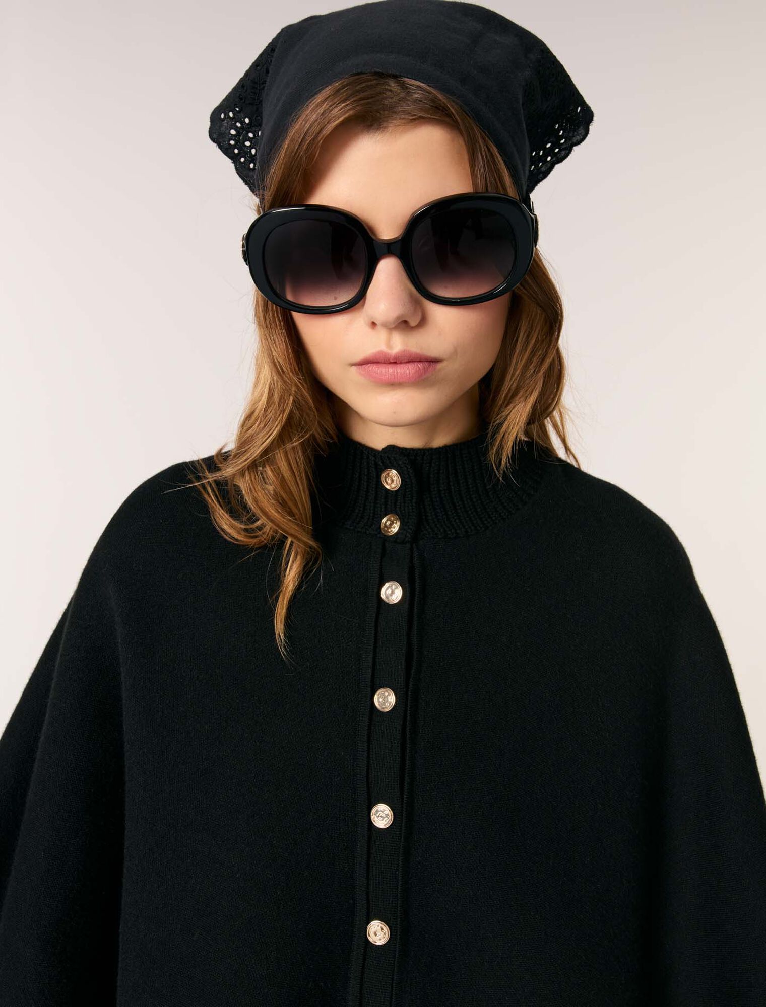 Cardigan effet cape