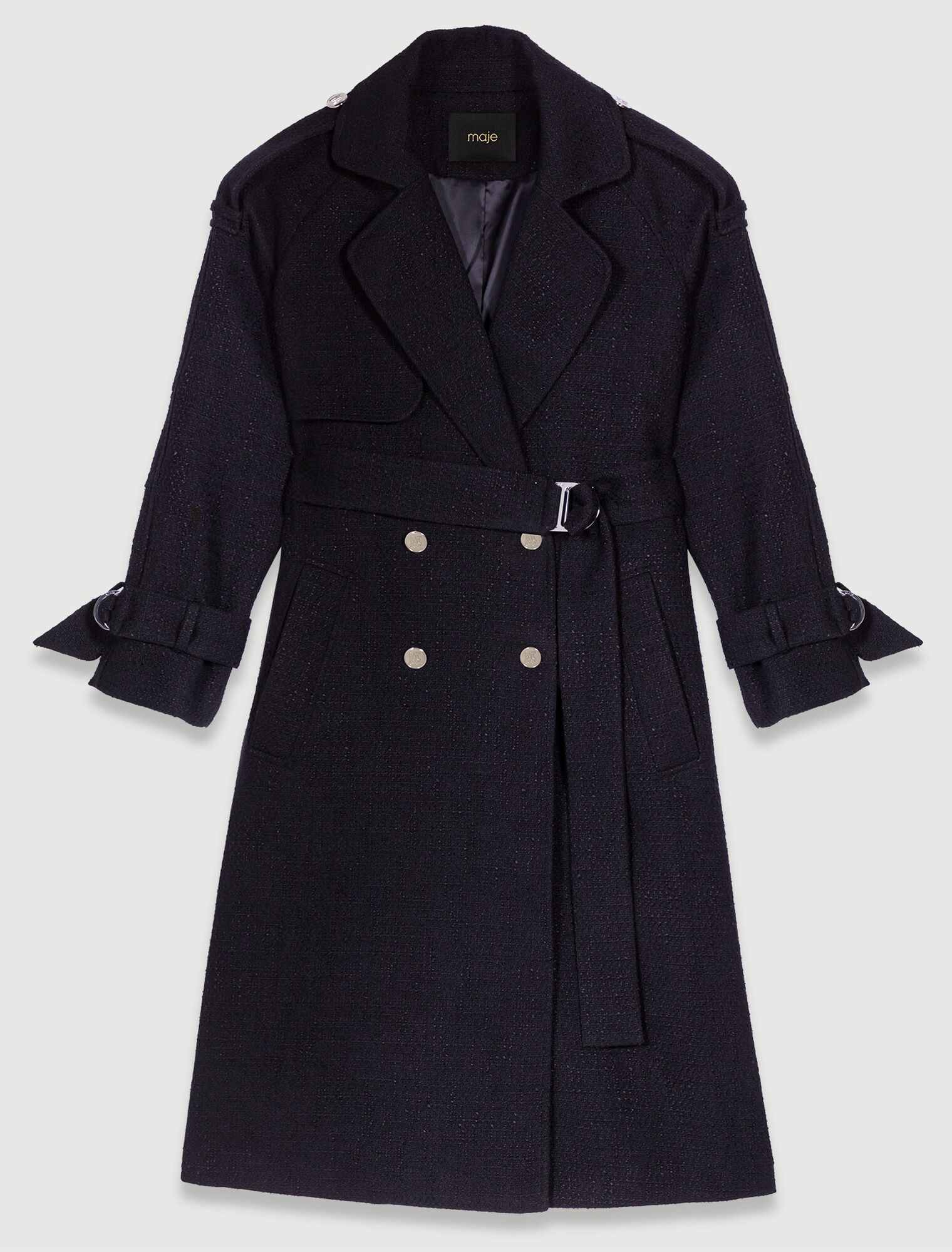 Trench en tweed