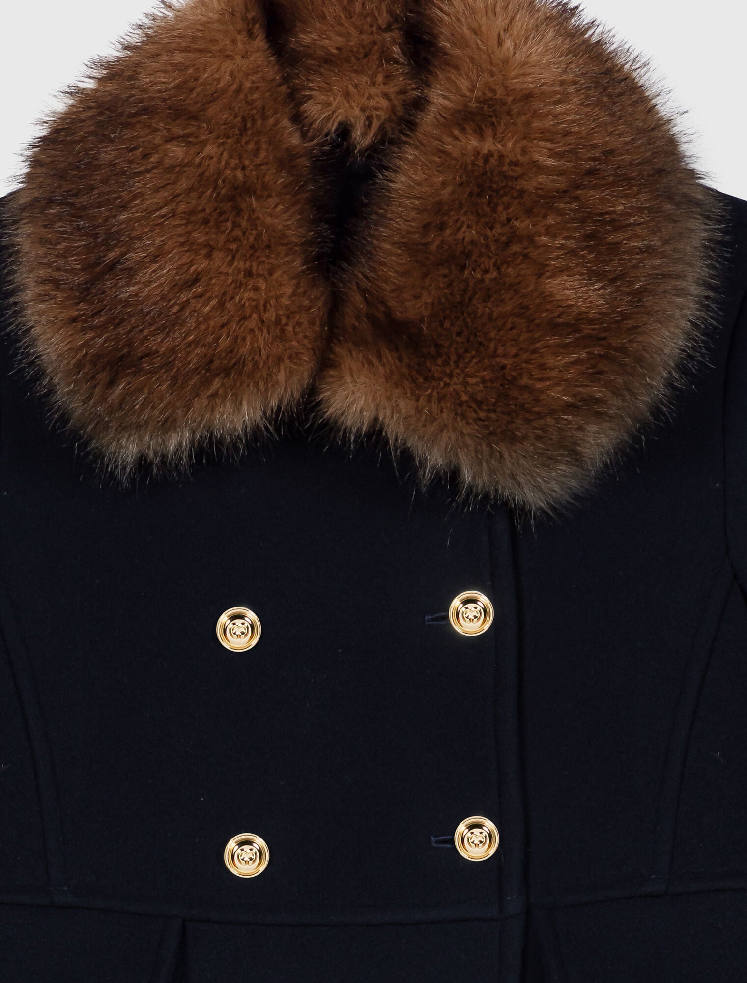 Manteau en laine m&eacute;lang&eacute;e