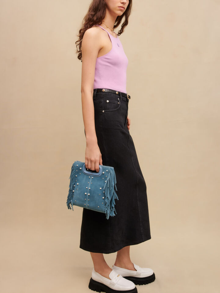 Jupe longue en jean