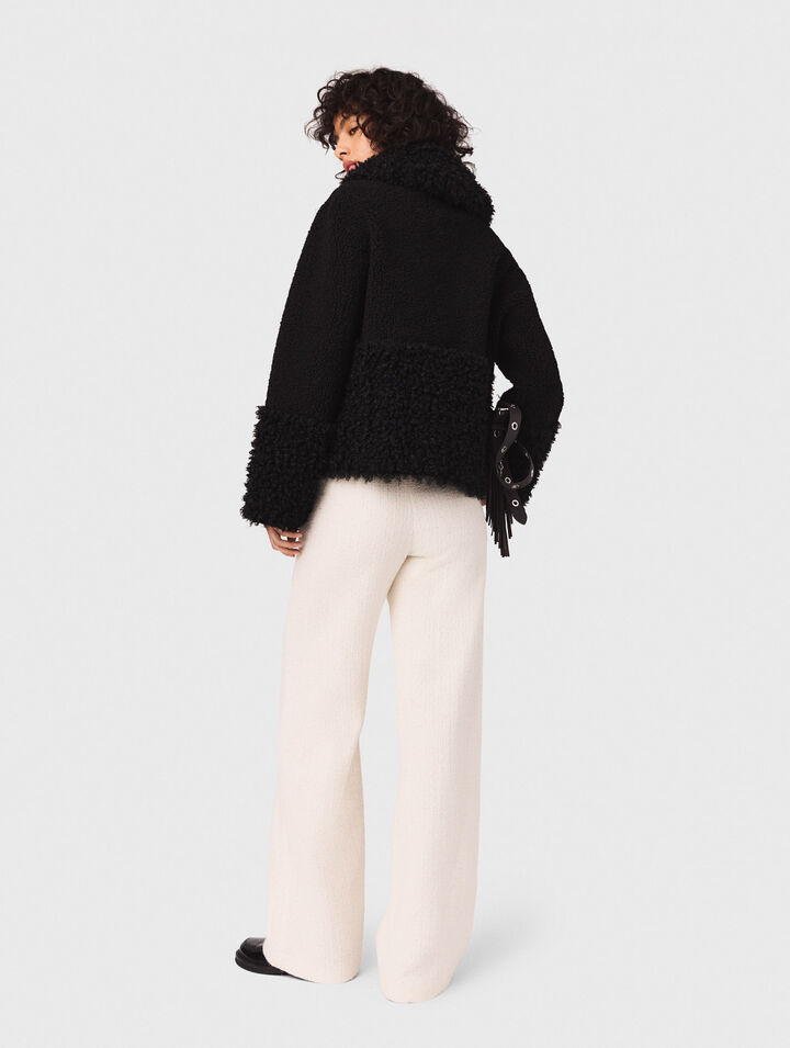 Veste en bouclette