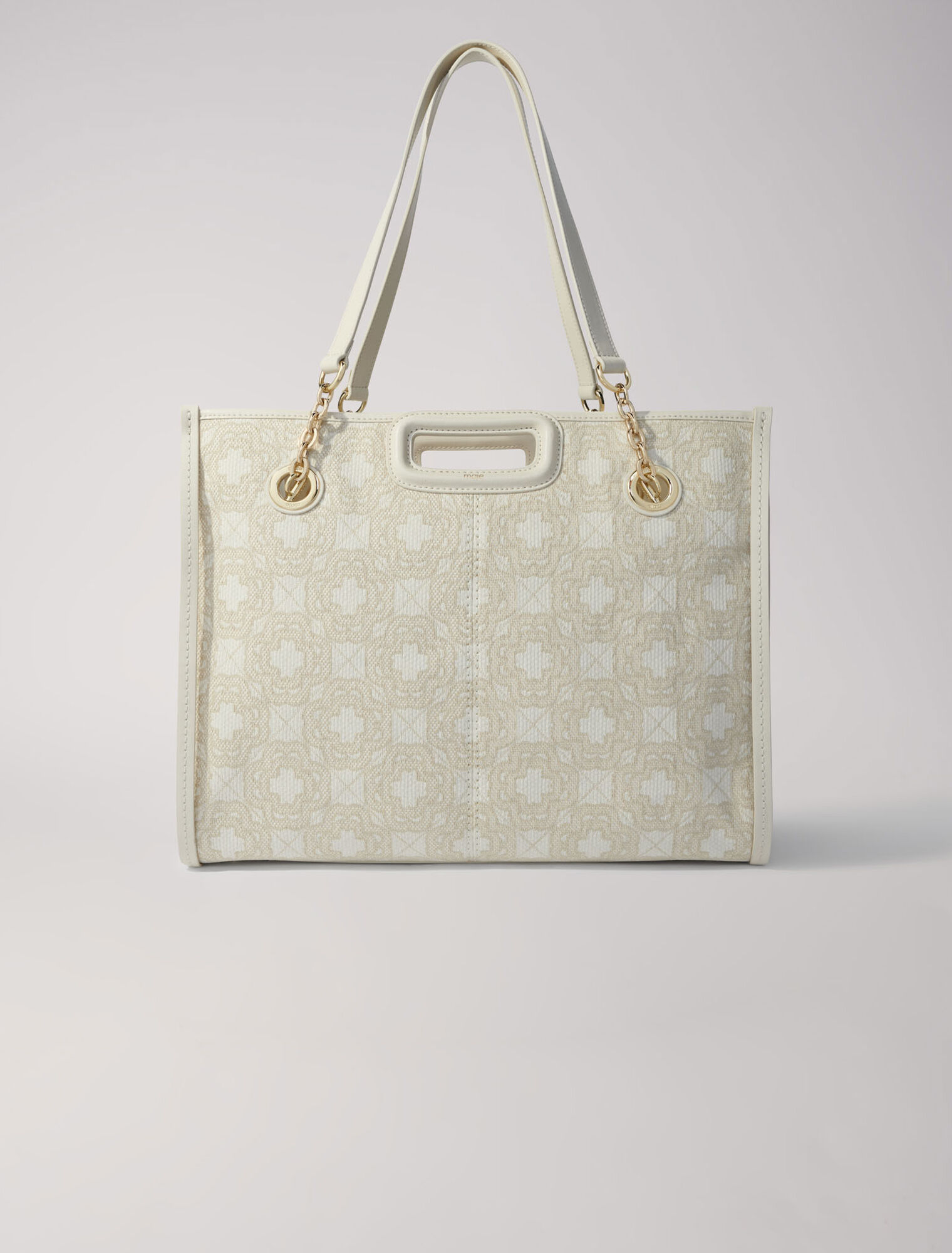 Cabas en toile imprimée clover