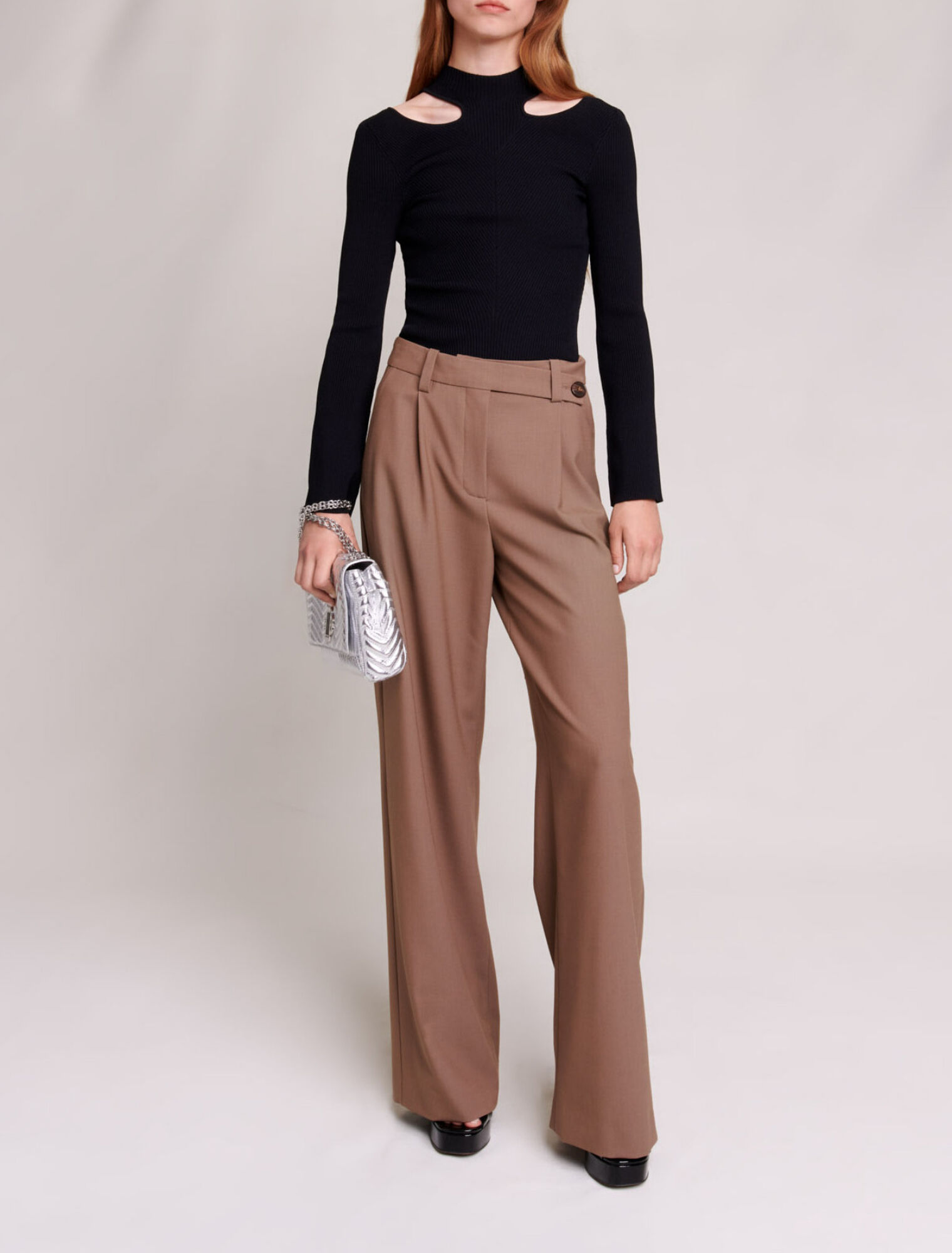 Pull en maille ajourée