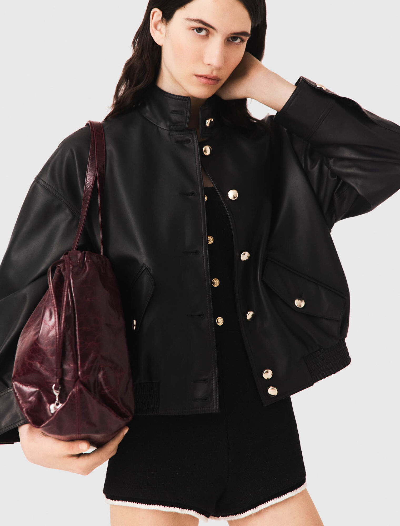 Blouson en cuir