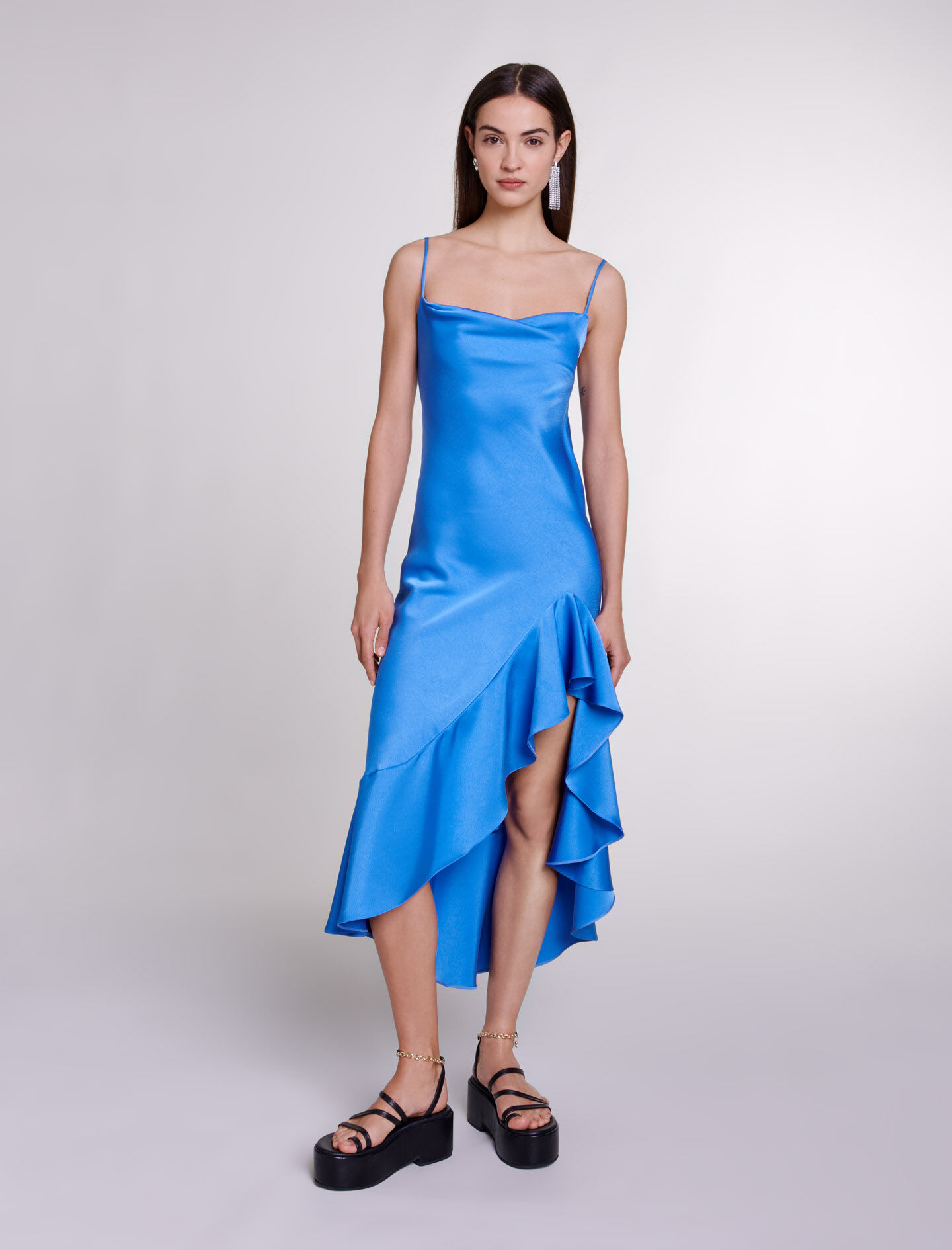 Robe maje bleu cheap