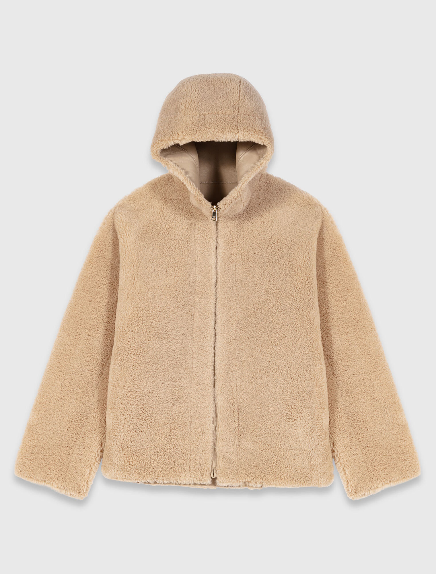 Manteau réversible avec capuche