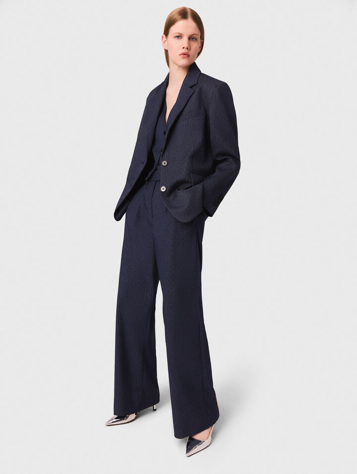 Veste de tailleur à strass