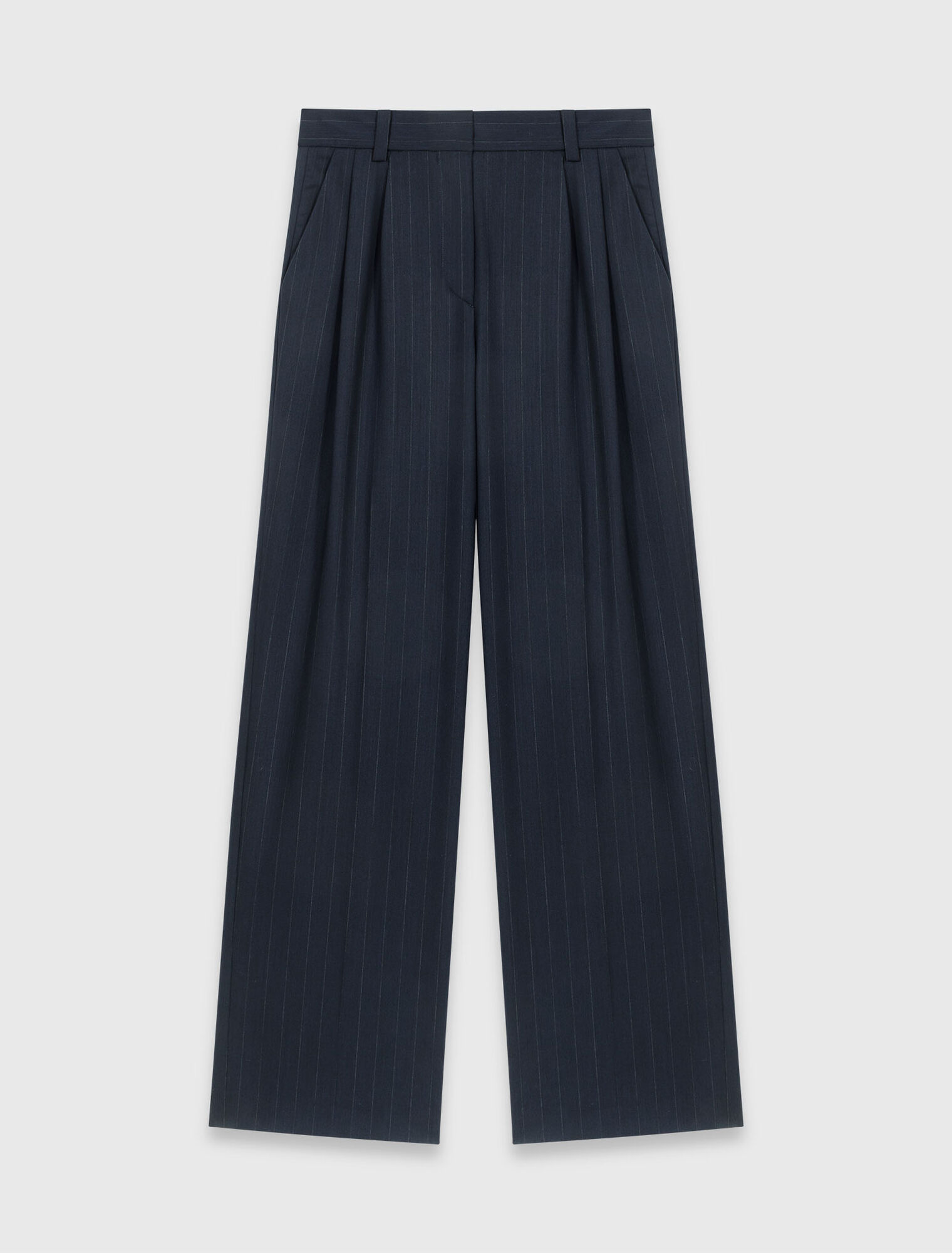 Pantalon de tailleur &agrave; rayures