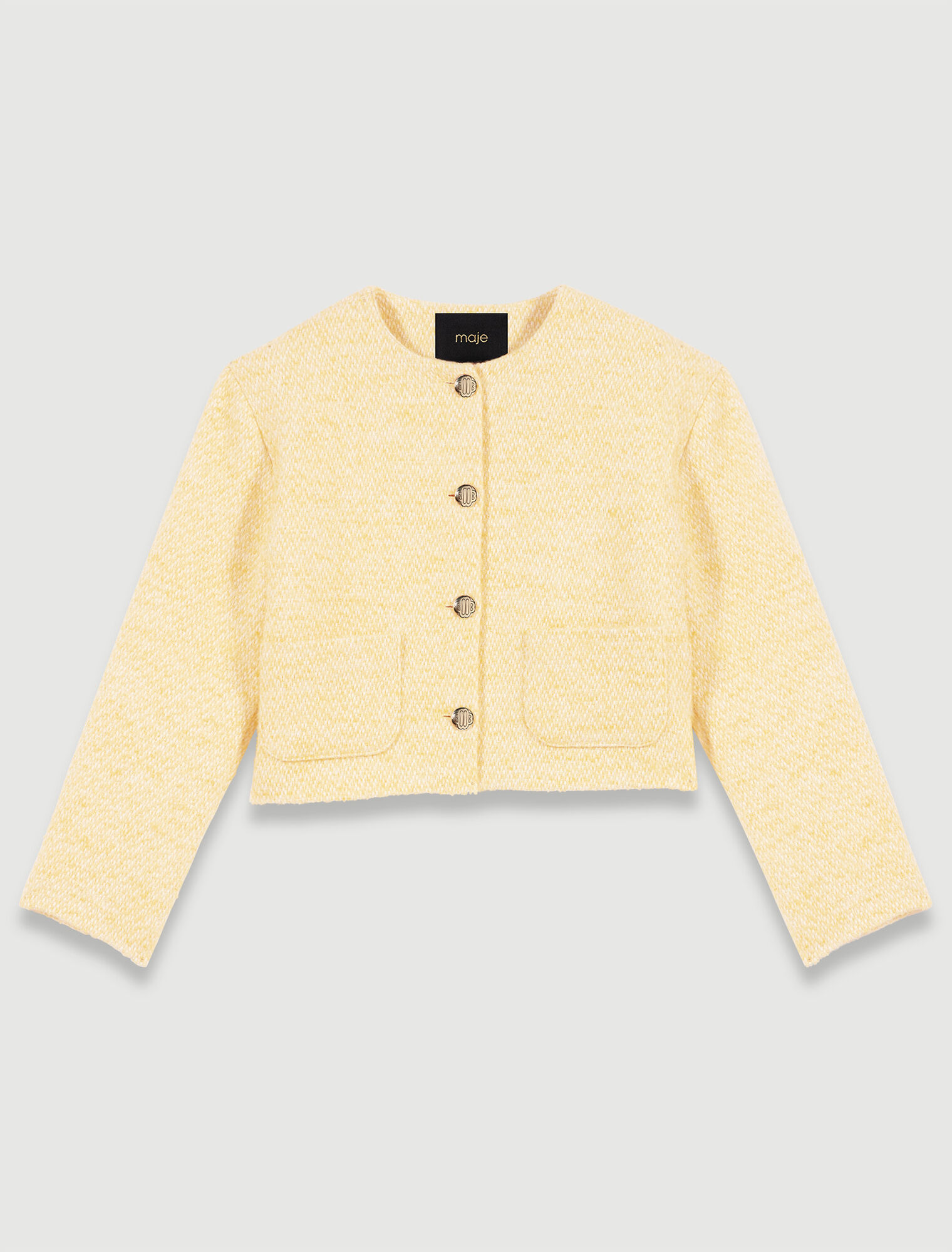 Veste courte en tweed