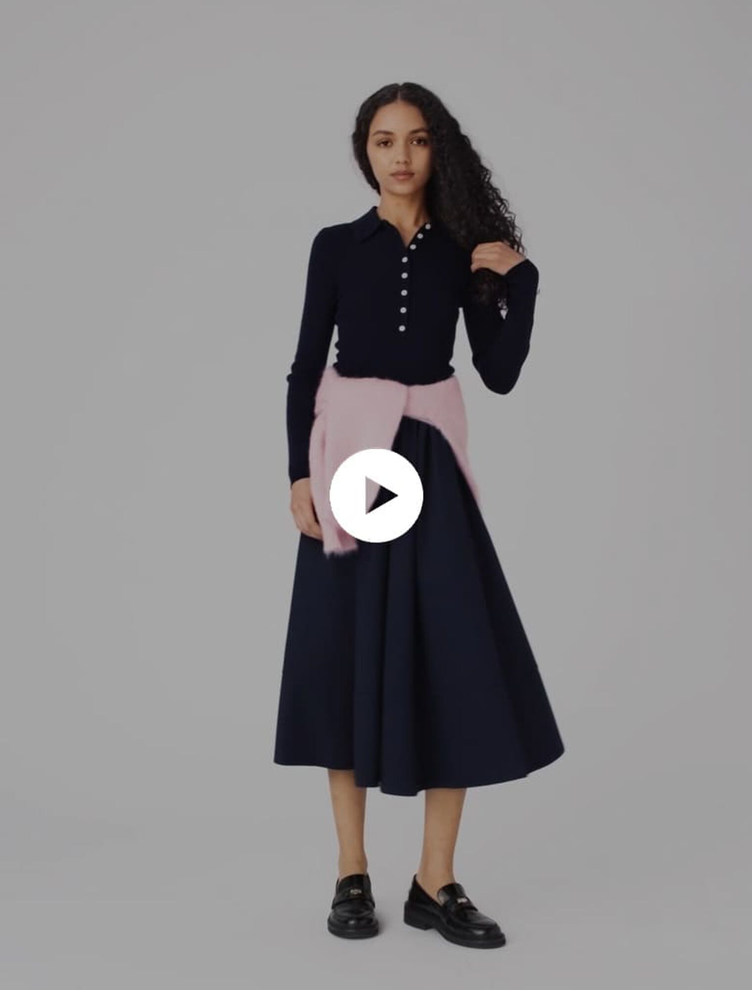 Pull c&ocirc;tel&eacute; &agrave; col polo