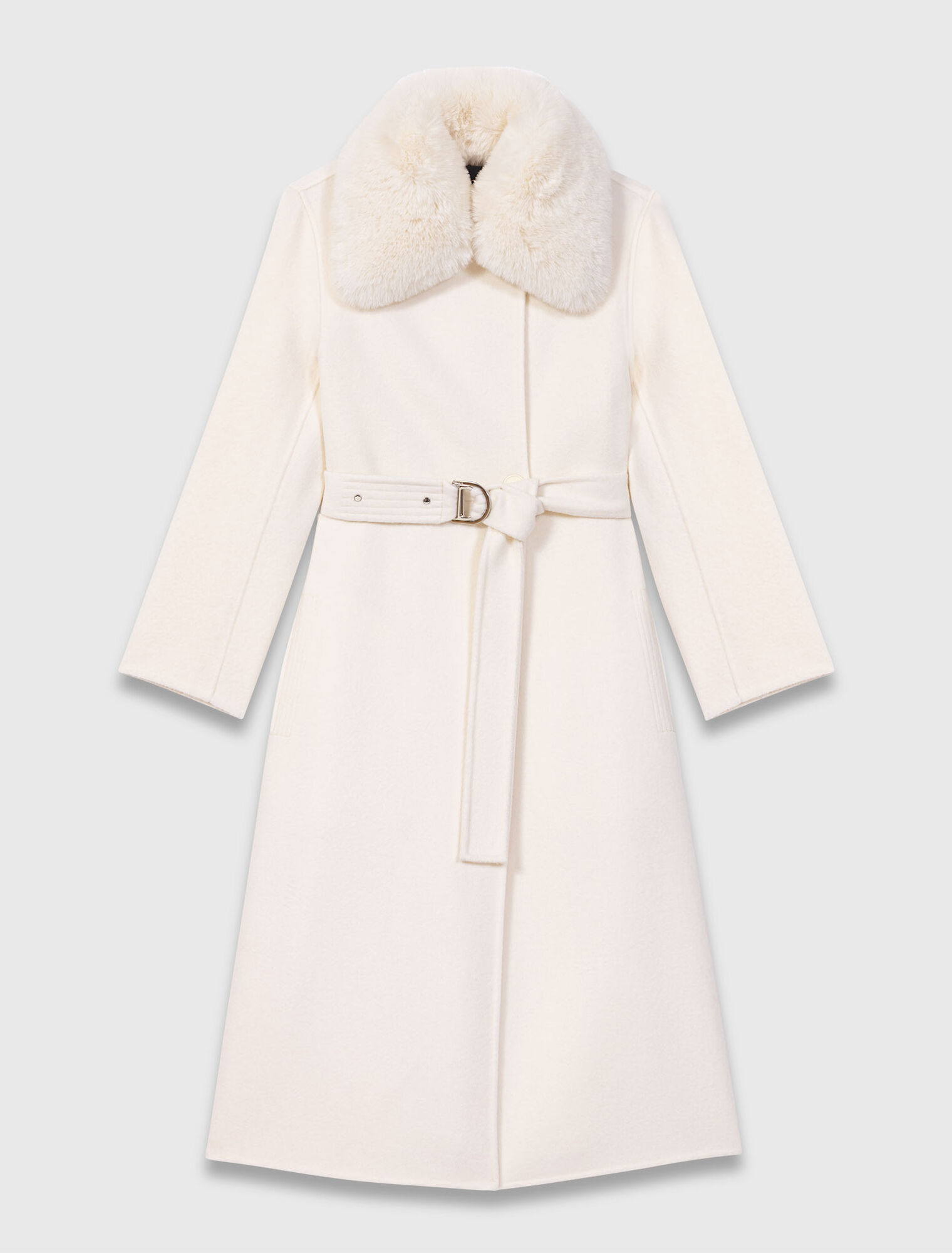 Manteau long double face