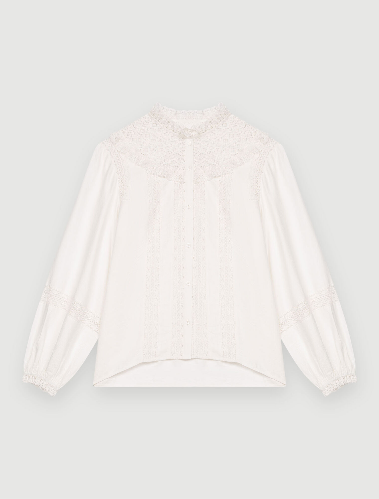 Chemise à broderies anglaises