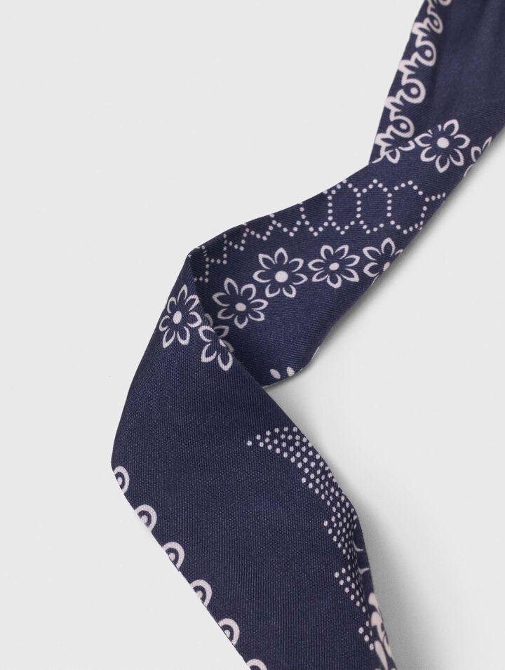 Chouchou imprimé avec twill