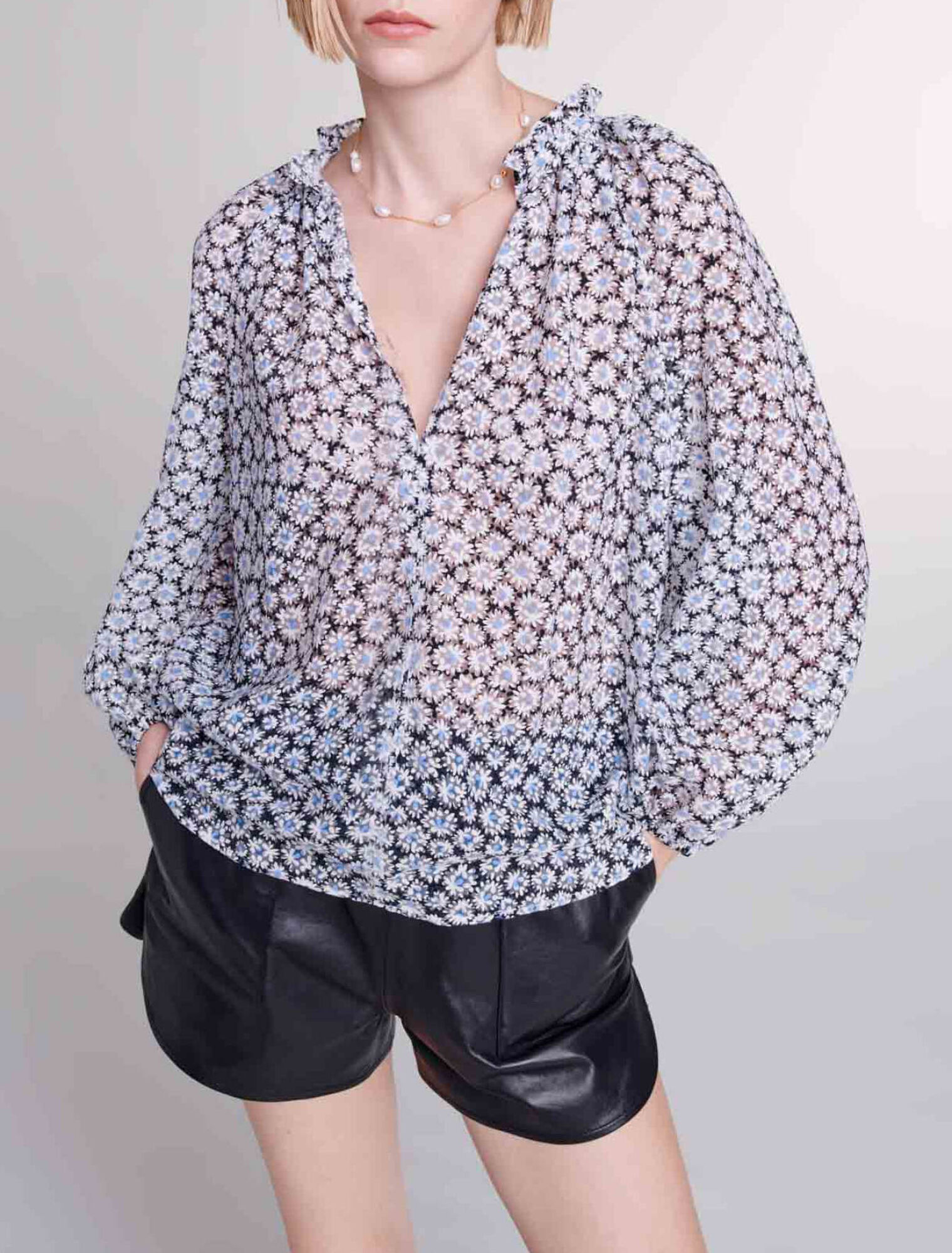 Blouse imprimé fleuri