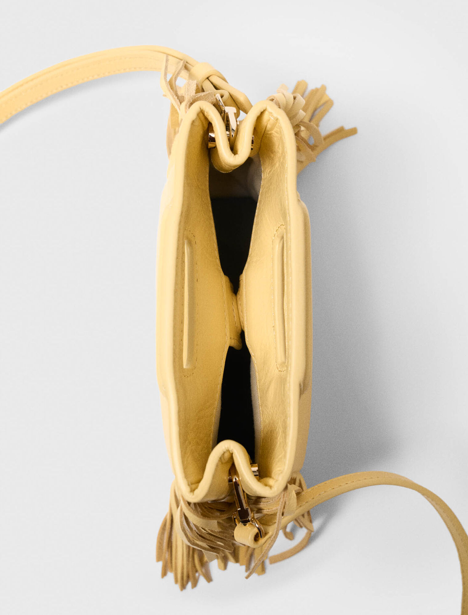 Sac M Mini cuir craquel&eacute; mat