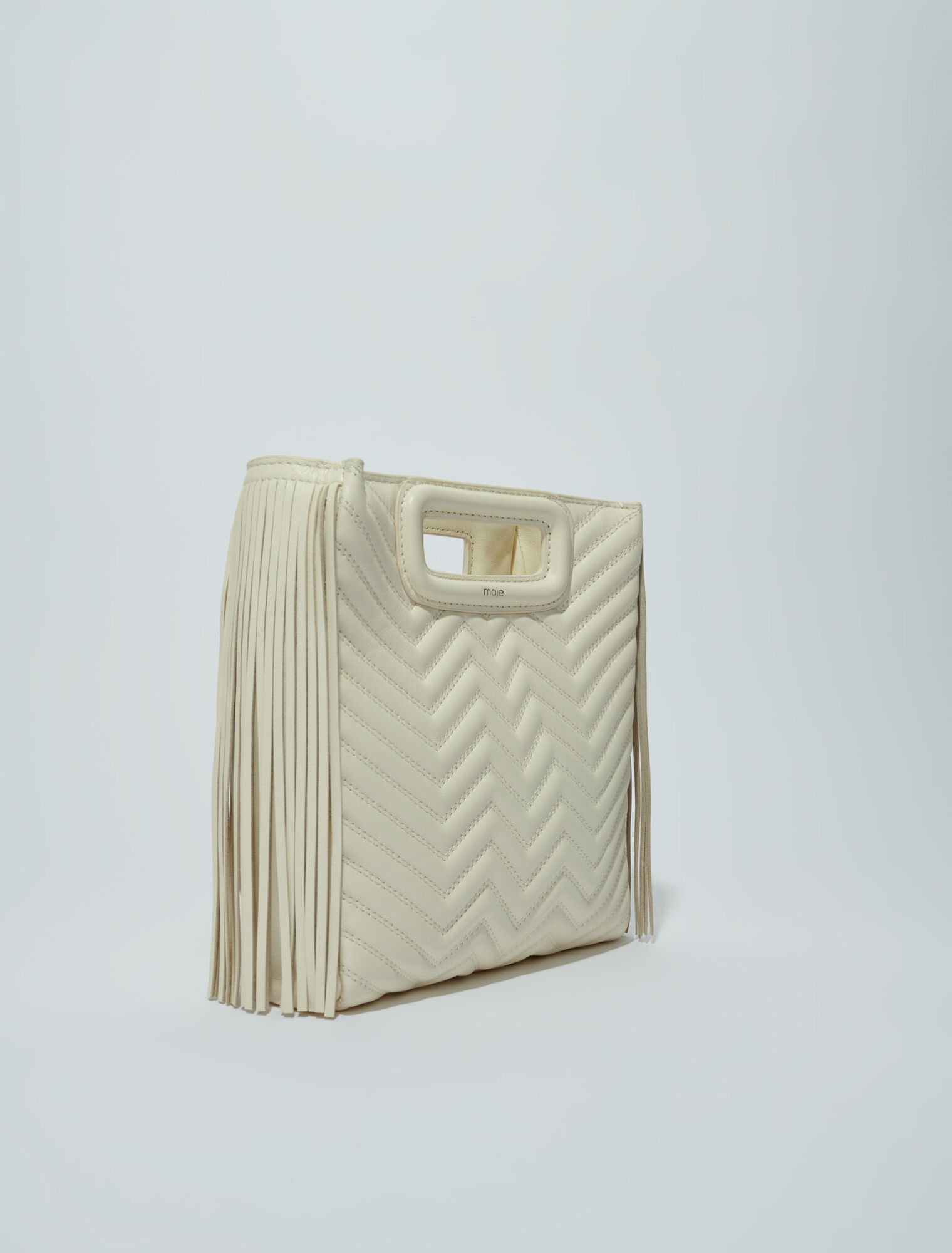 Sac M à franges matelassé